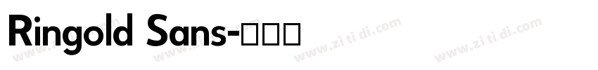 Ringold Sans字体转换